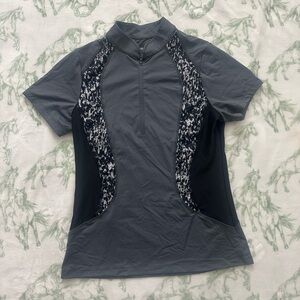 Kerrits Charcoal and Black Athletic Top